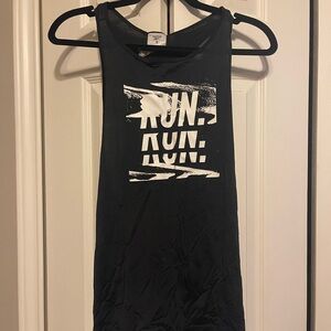 Reebok Black and White Tank Top